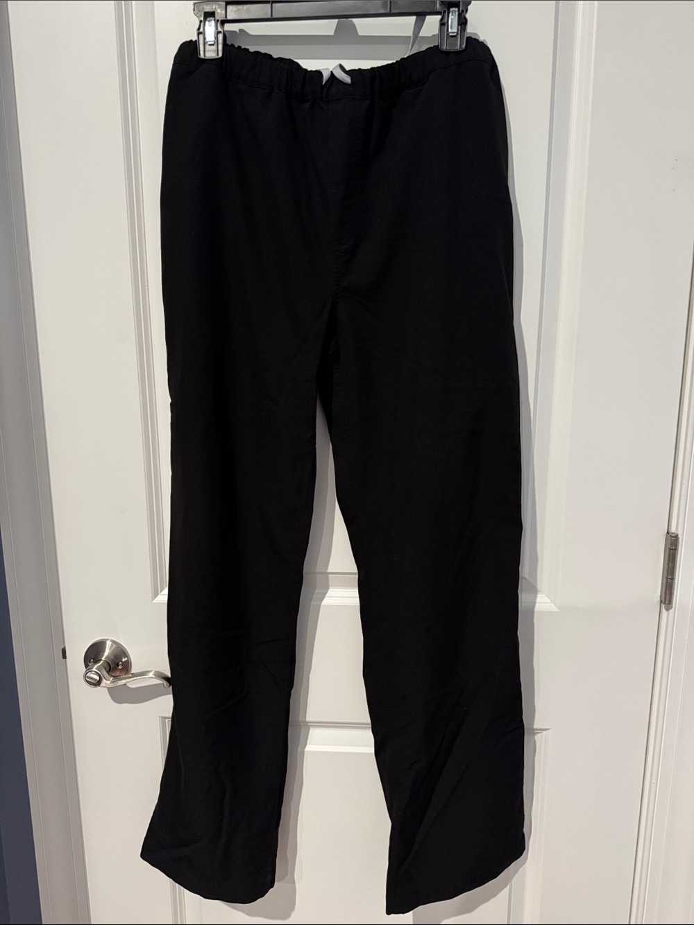 Figs Men's Black Elastic-Waist Joggers